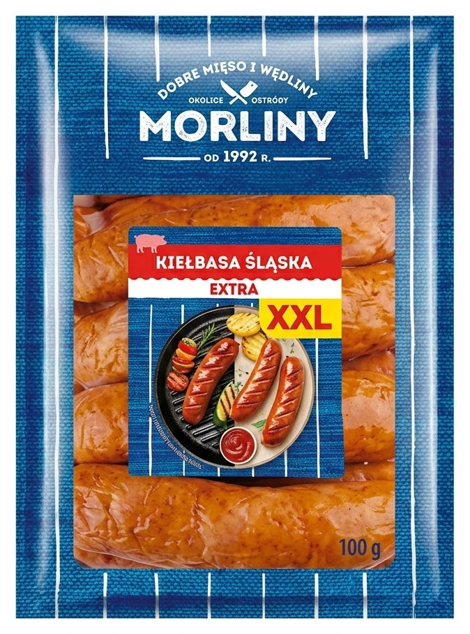 Morliny Kiełbasa śląska extra XXL