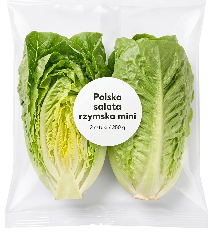 Polska sałata rzymska mini 2 sztuki