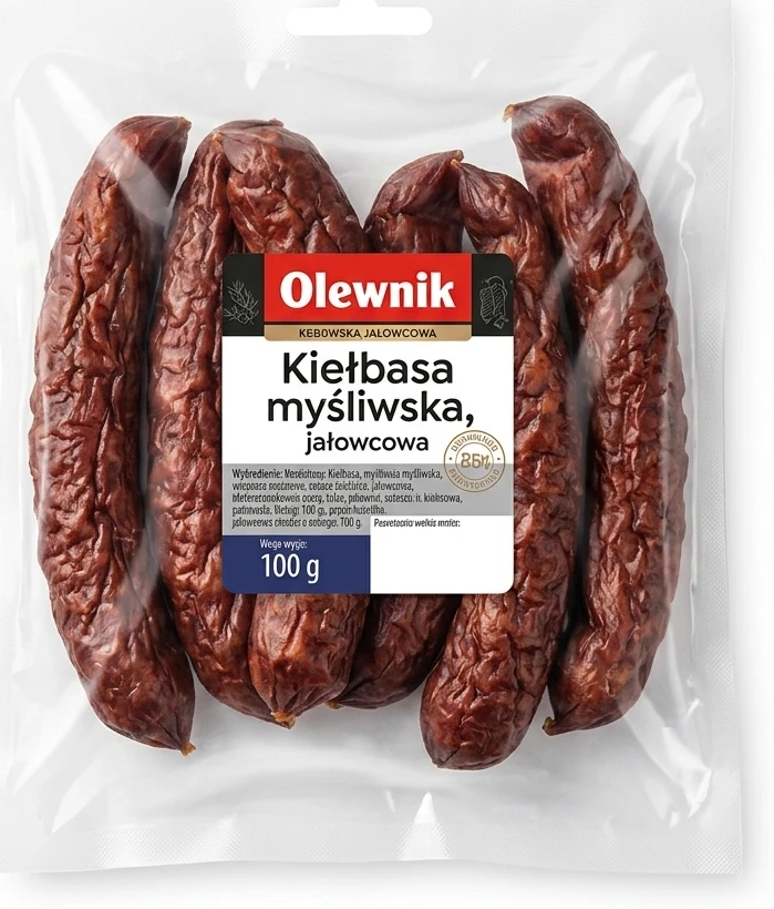 Olewnik Kiełbasa myśliwska, jałowcowa