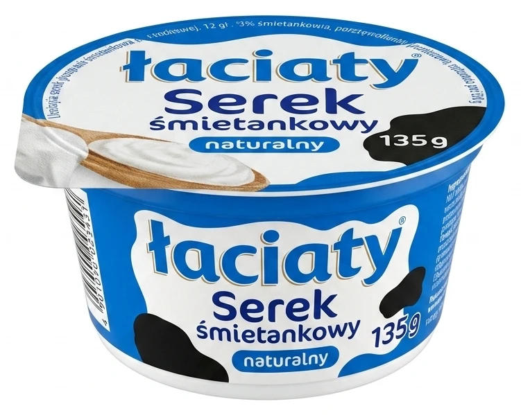 Łaciaty Serek śmietankowy