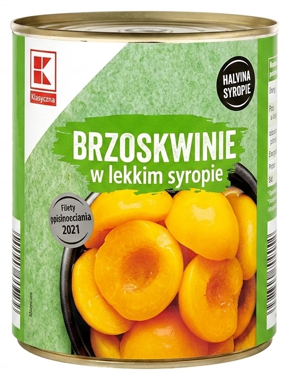 Brzoskwinie połówki