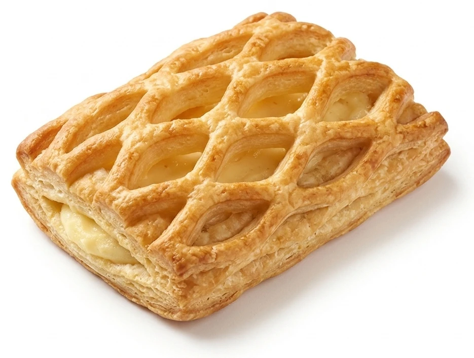 Ciastko z nadzieniem o smaku waniliowym