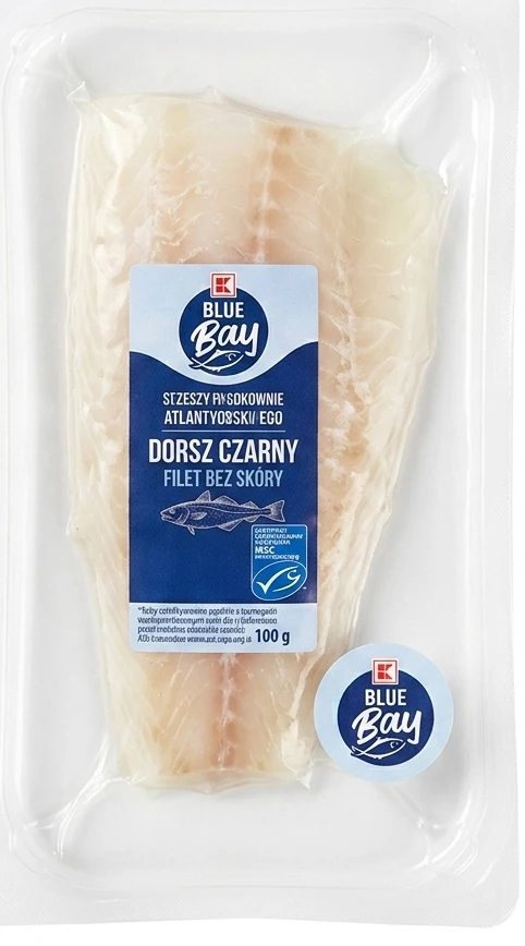 Blue Bay Dorsz czarny filet bez skóry