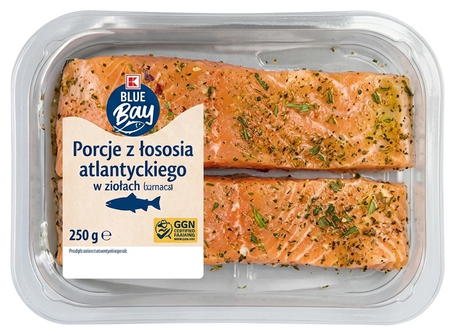 Blue Bay Łosoś na grilla w ziołach lub przyprawie czosnkowo-pieprzowej