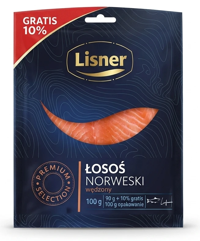 Lisner Łosoś norweski wędzony