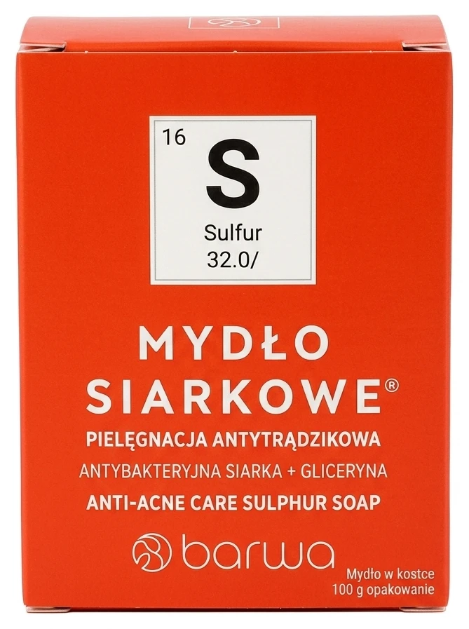 Barwa Mydło siarkowe w kostce