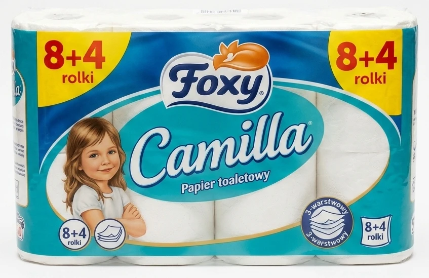 Foxy Papier toaletowy Camilla, Jedwab lub Mega