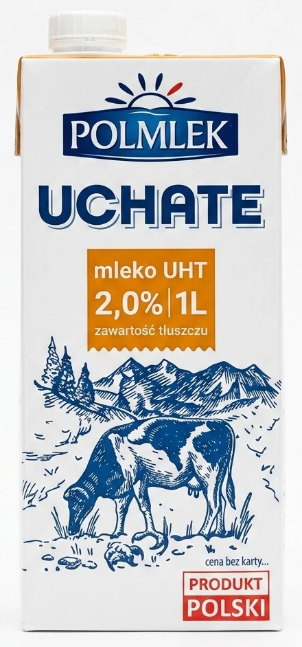 POLMLEK Mleko Uchate 2% tł.