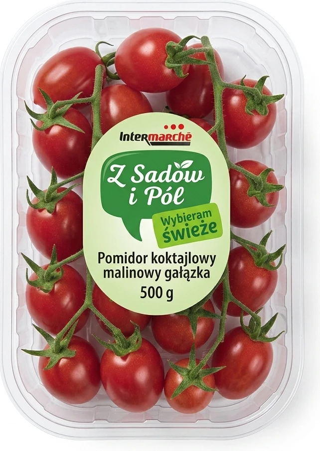 Pomidor koktajlowy malinowy gałązka