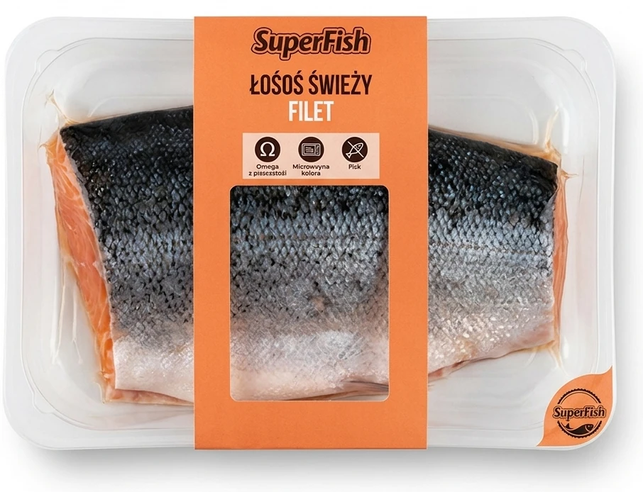 Łosoś XXL SUPERFISH filet ze skórą