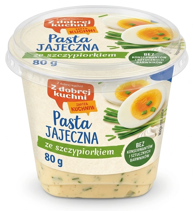 Pasta jajeczna Z DOBREJ KUCHNI ze szczypiorkiem