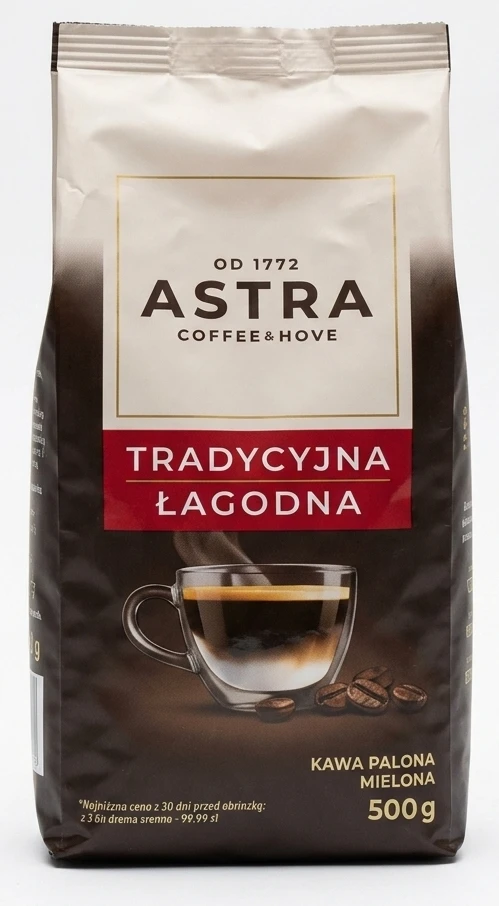 Kawa mielona ASTRA Łagodna Tradycyjna