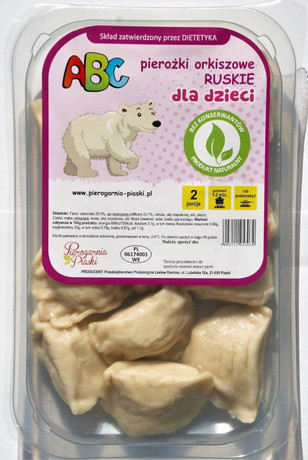 Pierogarnia Piaski Pierożki orkiszowe ruskie 280 g