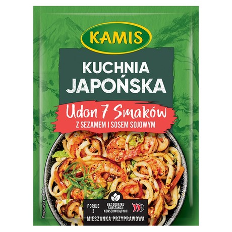 Kamis Kuchnia japońska Mieszanka przyprawowa udon 7 smaków z sezamem i sosem sojowym 15 g