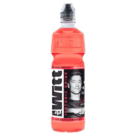 Dr Witt Napój izotoniczny o smaku czerwonej pomarańczy 750 ml