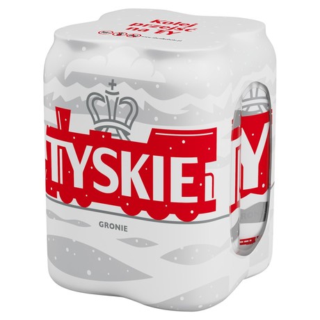 Tyskie Piwo jasne 2 l (4 x 0,5 l)