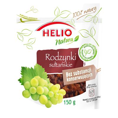 HELIO Natura Rodzynki sułtańskie 150 g