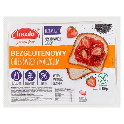 Incola GFS Chleb bezglutenowy z maczkiem 350 g