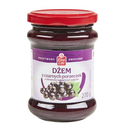 Fine Life Dżem Czarna Porzeczka 270g