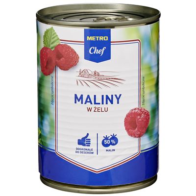 METRO Chef Maliny w żelu 400 g