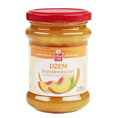 Fine Life Dżem Brzoskwiniowy 8 x 270 g