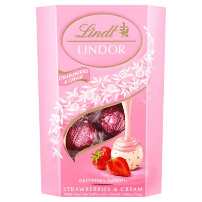 LINDOR Praliny strawberries & cream 200 g