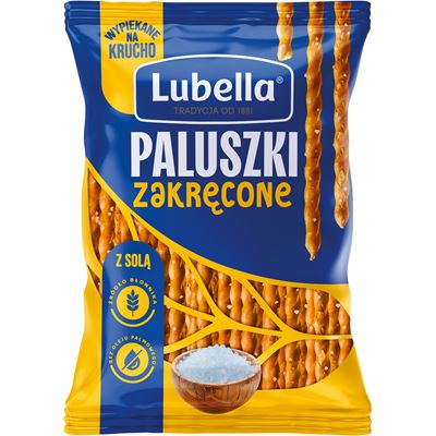 Lubella Zakręcone Paluszki Sól 70 g