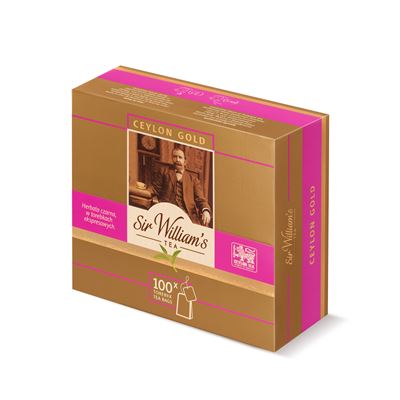 SIR WILLIAMS TEA Ceylon Gold Herbata czarna 100 torebek 200g