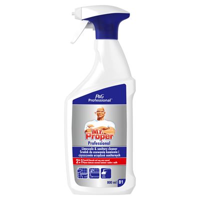 Mr. Proper Professional Środek do usuwania kamienia i czyszczenia urządzeń sanitarnych spray 800 ml