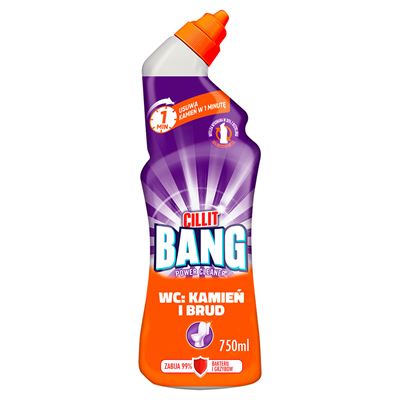 CILLIT BANG Kamień i rdza Produkt do czyszczenia i dezynfekcji muszli toaletowej 750 ml