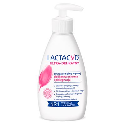 LACTACYD Ultra-delikatny Delikatna emulsja do higieny intymnej 200 ml