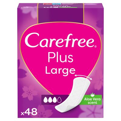 Carefree Plus Large Aloe 48 sztuk
