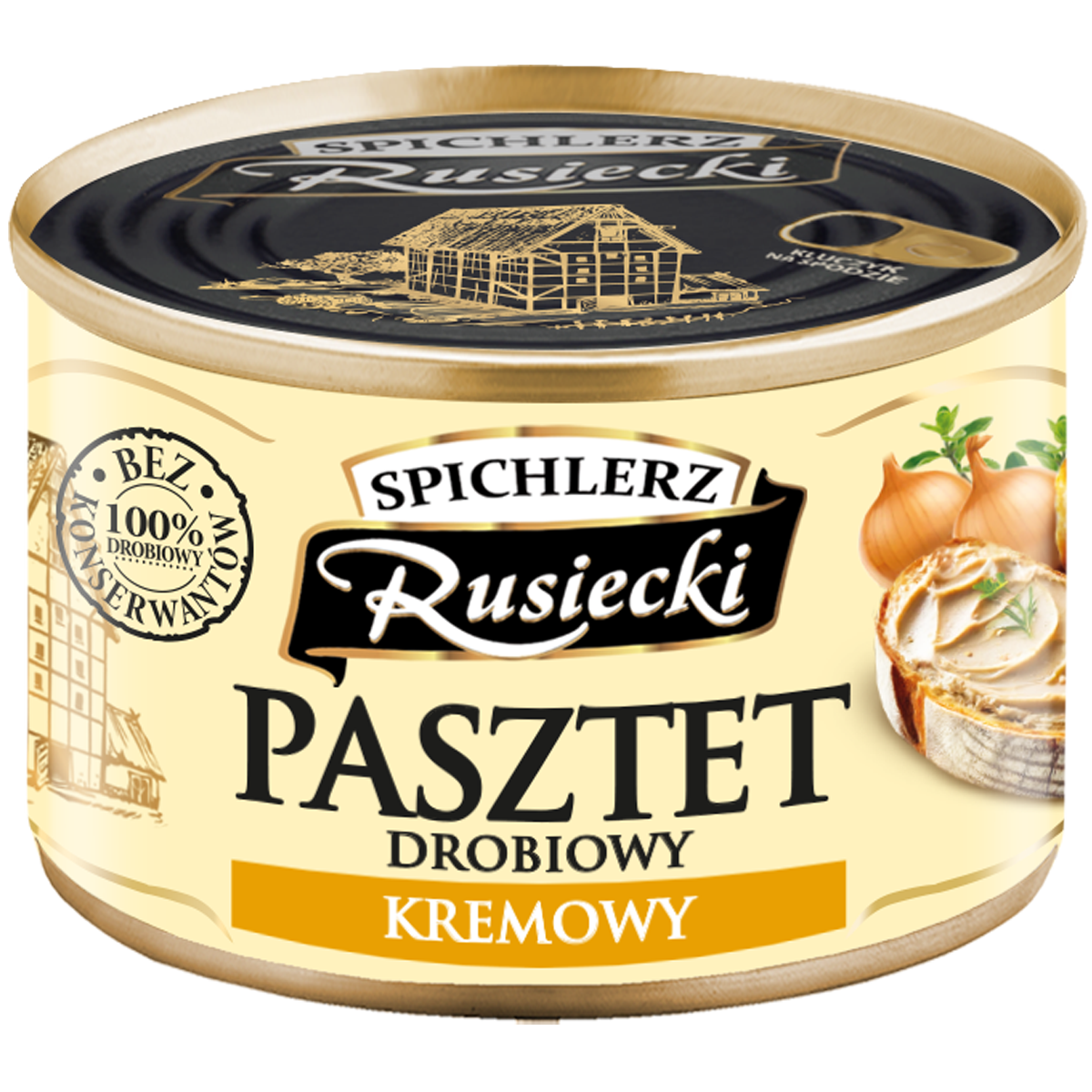 Spichlerz Rusiecki Pasztet Drobiowy Kremowy 160G