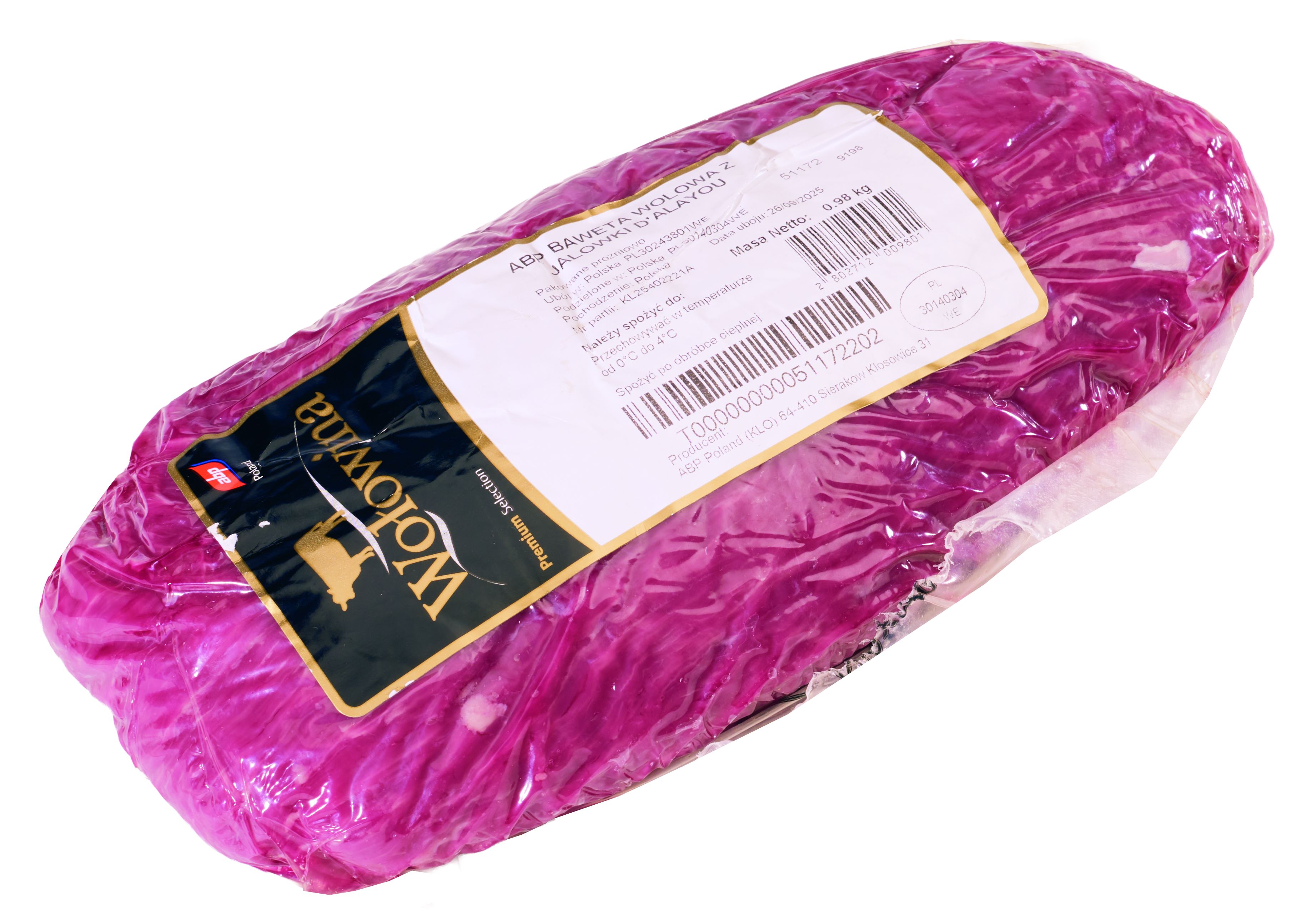 Simply Steak Łata Z Jałówki Vacuum Ok. 1,5 Kg