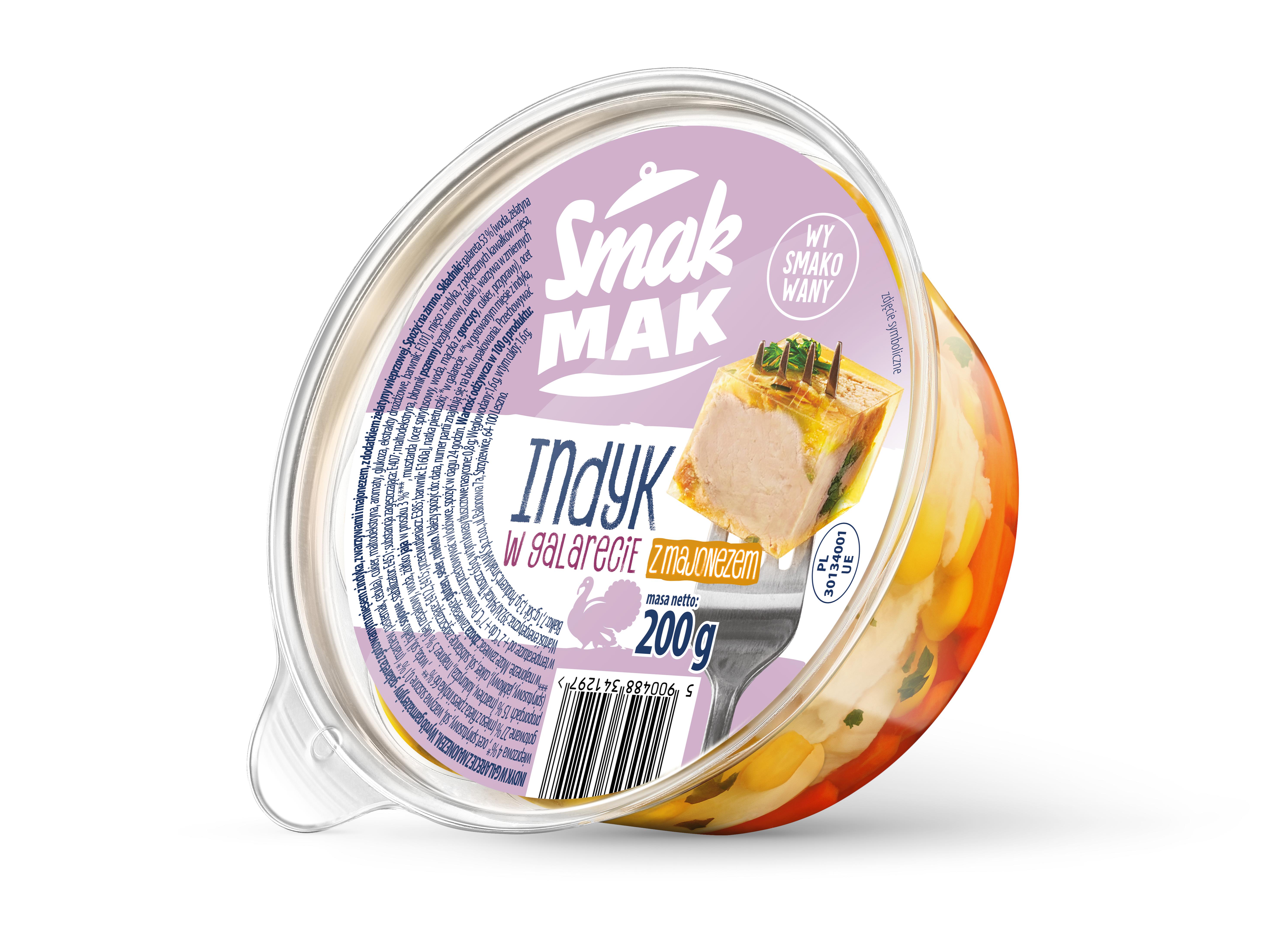 Smakmak Indyk W Galarecie Z Majonezem 200 G
