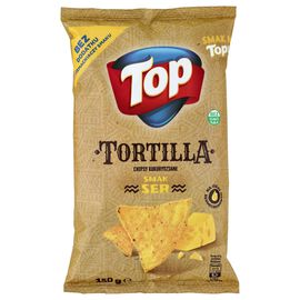 Top Tortilla Chipsy kukurydziane smak ser 150 g