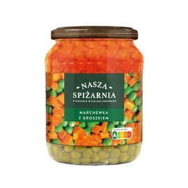 Nasza Spiżarnia Marchewka z groszkiem 700g
