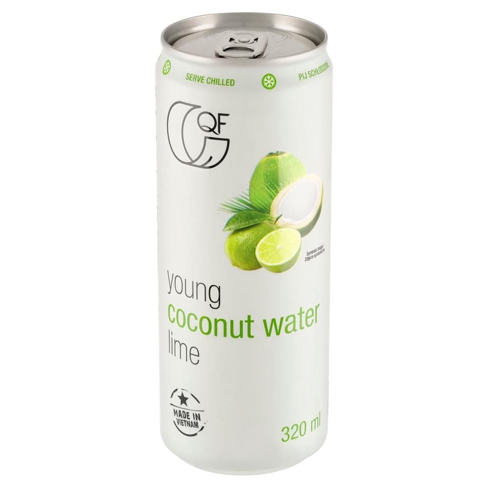 QF Woda kokosowa z sokiem z limonki 320 ml