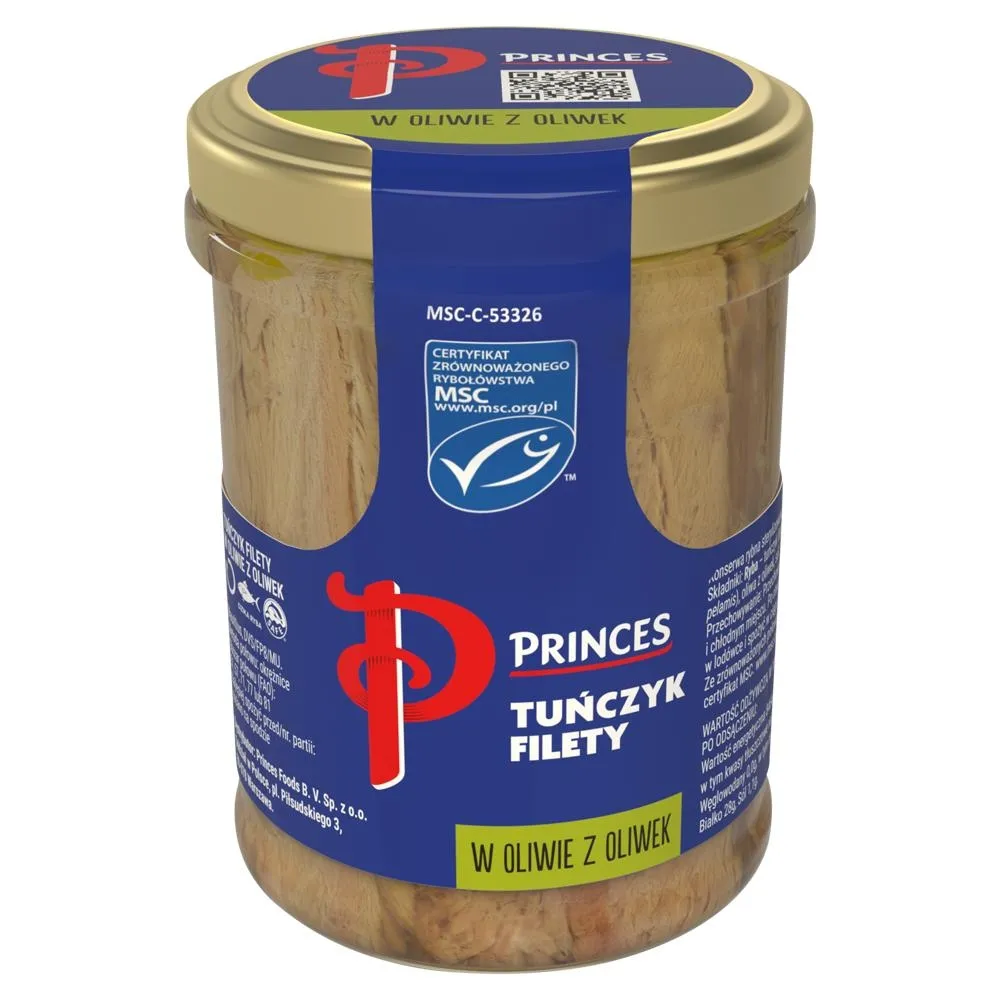 Princes Tuńczyk filety w oliwie z oliwek 185 g