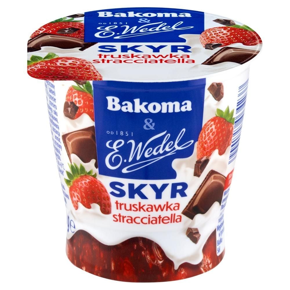 Bakoma & E. Wedel Skyr truskawka stracciatella 150 g