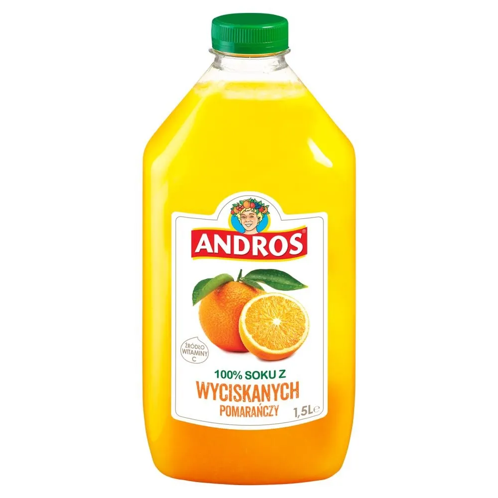 Andros Sok z pomarańczy 1,5 l