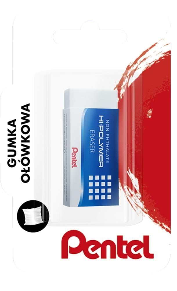 Gumka ołówkowa Pentel Hi-Polymer, ZEH10
