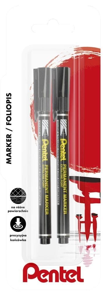 Foliopis/marker permanenty, czarny NF450 x 2 szt.