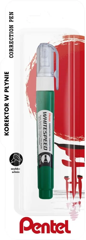 Korektor w pisaku Pentel z płaską końcówką ZLH64 7 ml
