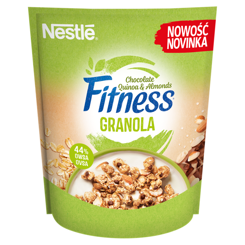 Granola z czekoladą, komosą ryżową i migdałami