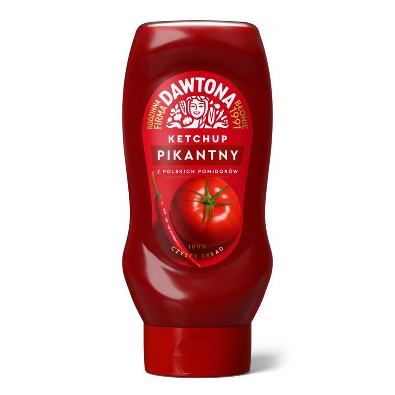 Ketchup pikantny  Dawtona 444 g