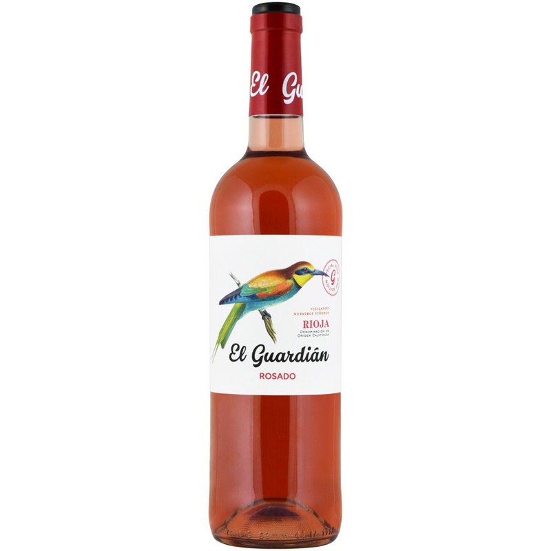 Wino hiszpańskie różowe wytrawne Rioja alk. 13,0% obj. El Guardian 750 ml