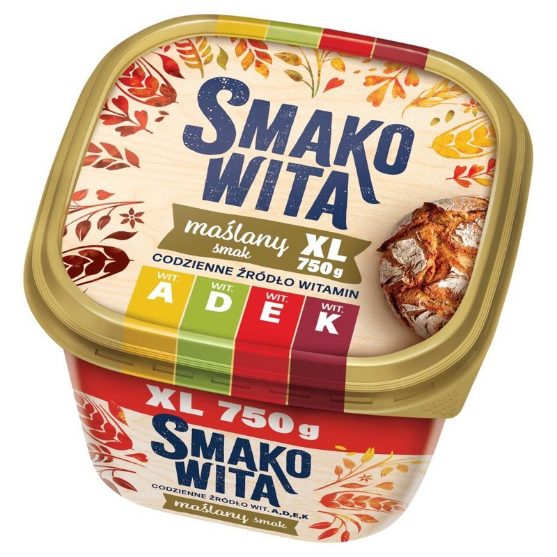 Margaryna maślany smak XL Smakowita 750 g