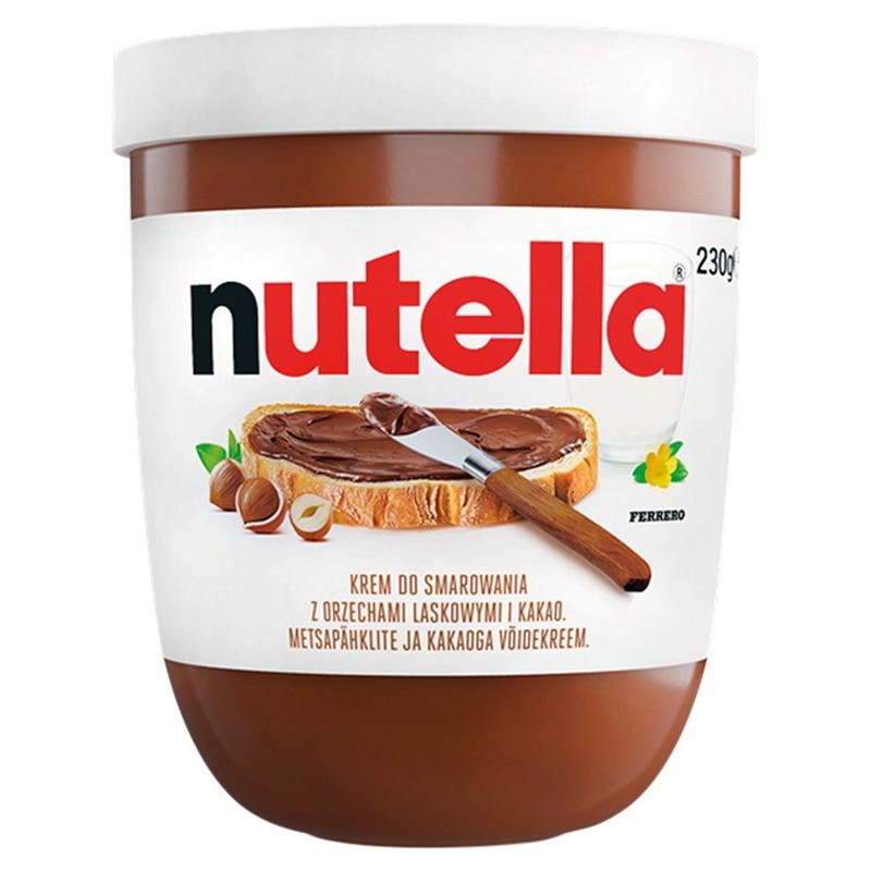 Krem do smarowania z orzechami laskowymi i kakao Nutella 230 g