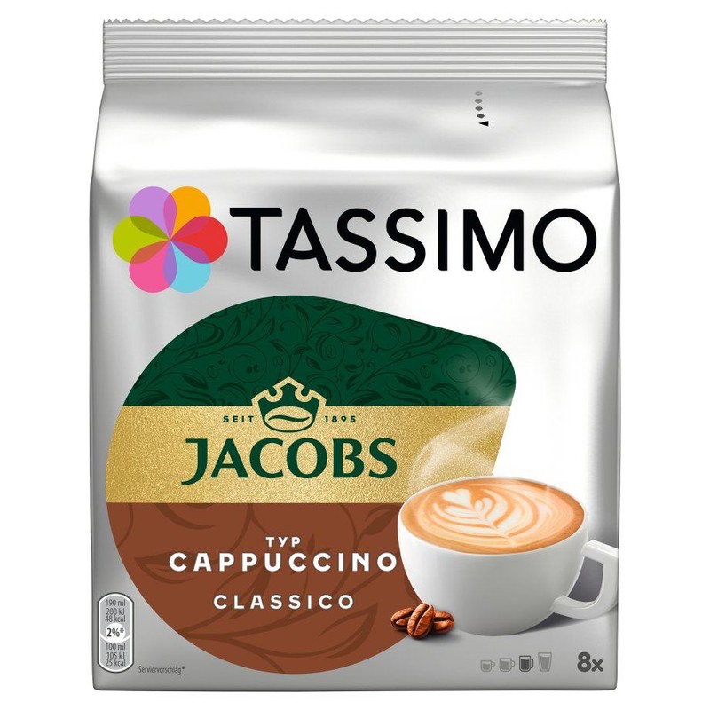 Kawa Jacobs Cappuccino Classico Tassimo 16 kapsułek
